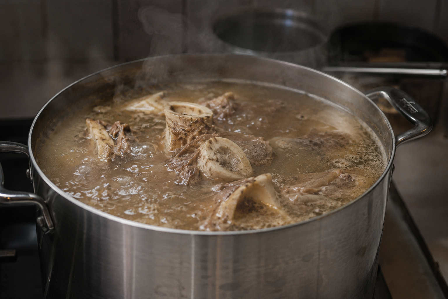 Slow-simmered bone broth